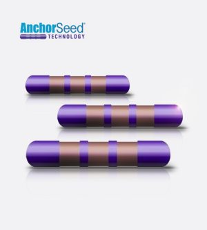 ANCHORSEED Proprietary, synthetic bio-absorbable polymer seed encapsulation design