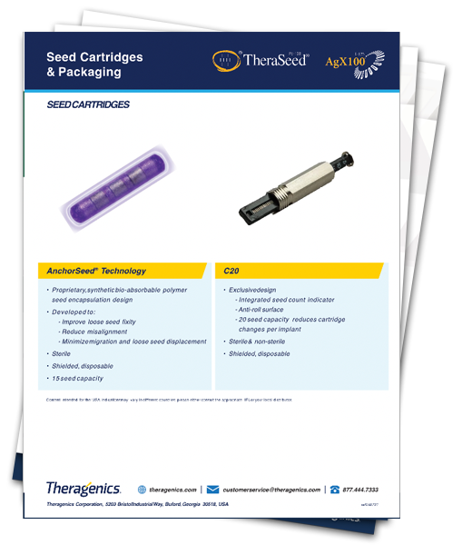 Brachytherapy - Cartridges and Carriers