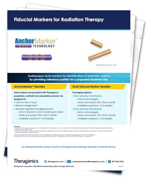 Fiducial Markers Sales Sheet