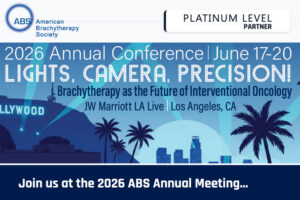 Platinum Sponsor of the 2026 American Brachytherapy Society (ABS) Annual Meeting